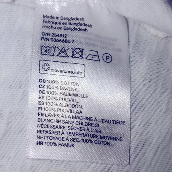 H&M Divided xsmall oversized hi low cozy T-shirt - Picture 8 of 8